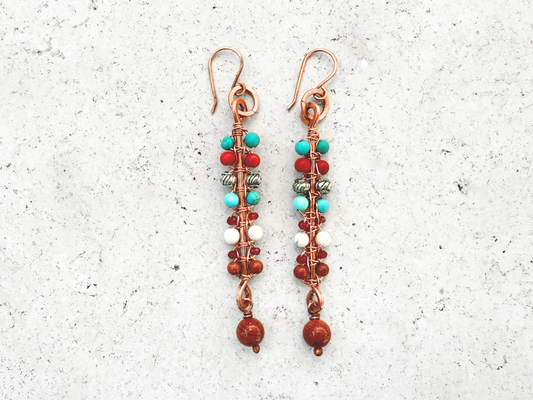 Macrame Chromix Earrings