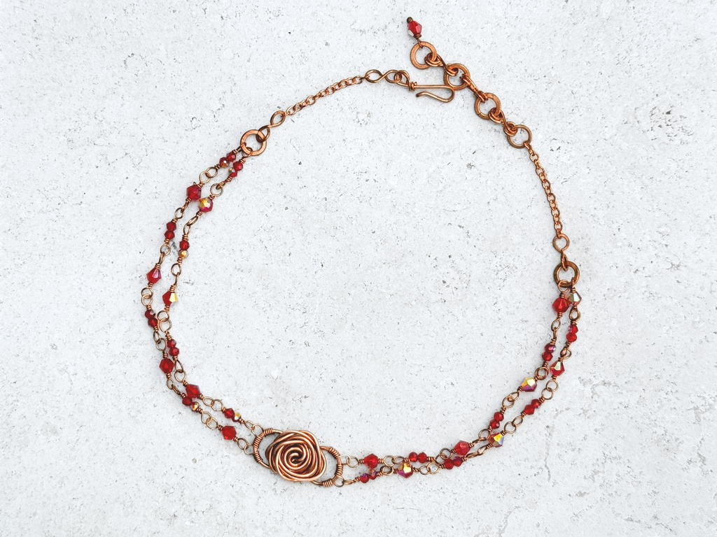 Cherry Rose Choker
