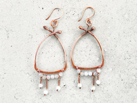 Rose Drop Earrings