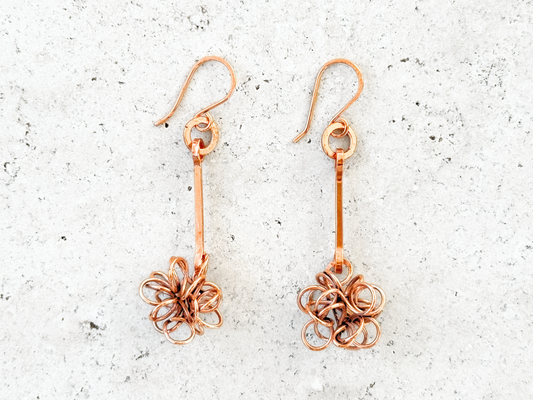 Atomic Drop Earrings