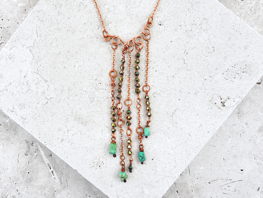 Crystal Tendril Necklace