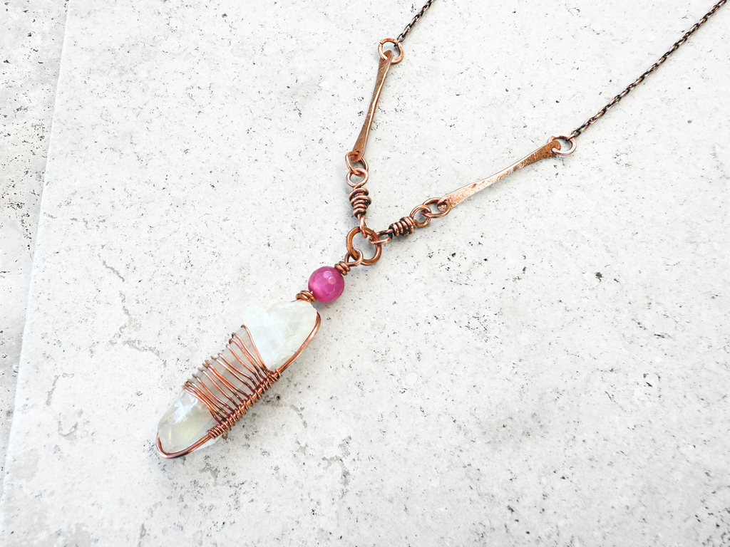 Mermaid Crystal Pendant Necklace