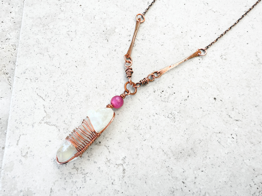 Mermaid Crystal Pendant Necklace