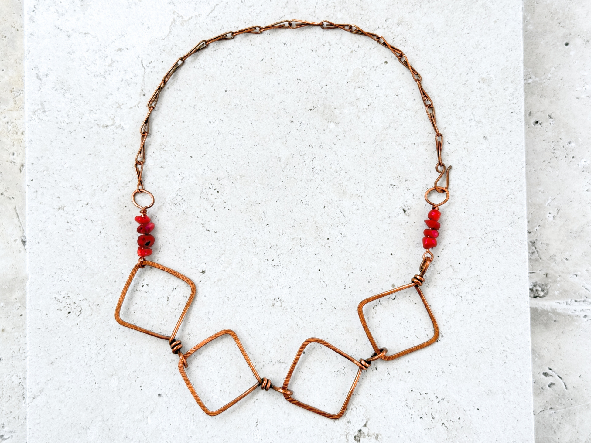 Coral Polyp Bib Necklace