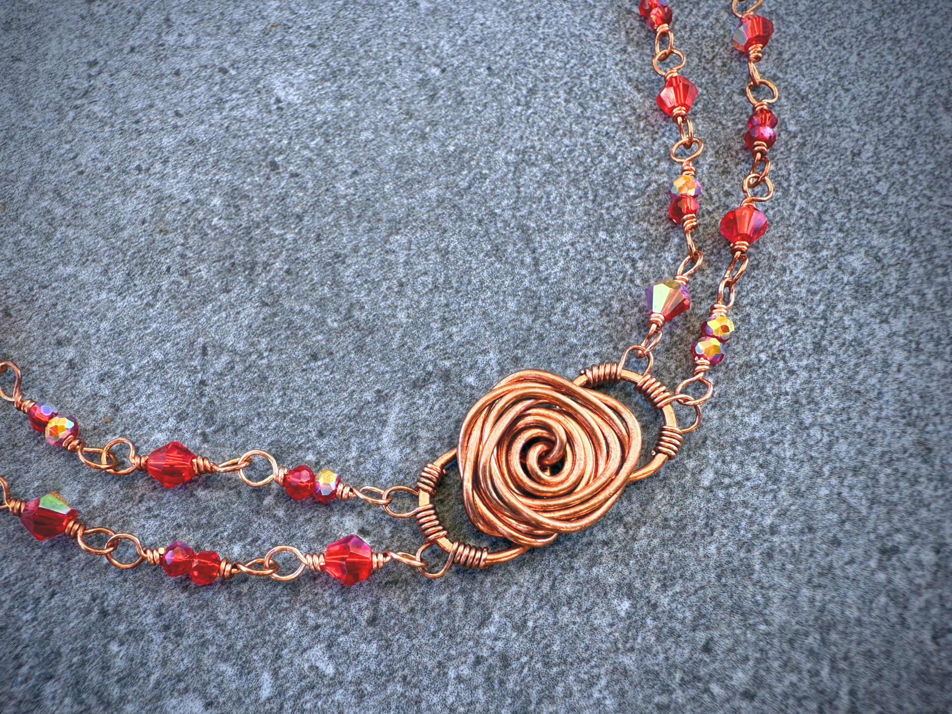 Cherry Rose Choker