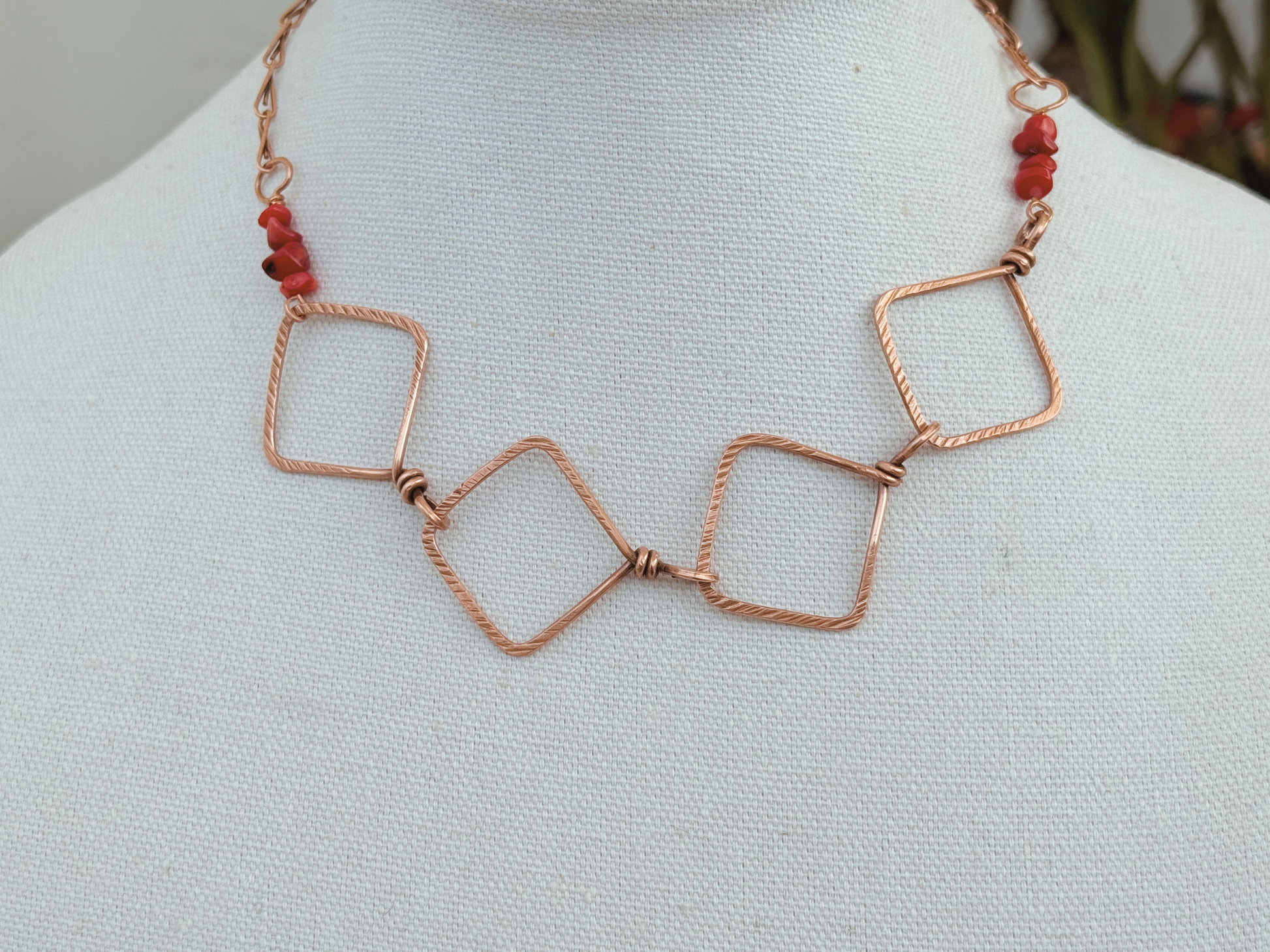 Coral Polyp Bib Necklace