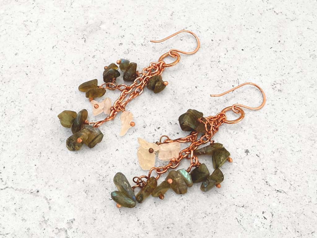 Labradorite Cluster Dangles