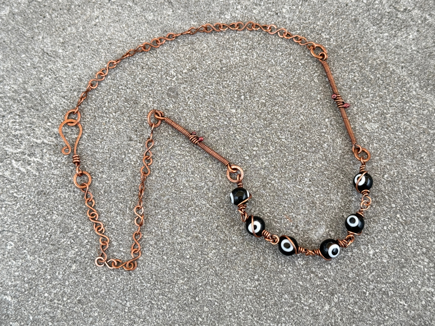 Black Evil Eye Necklace