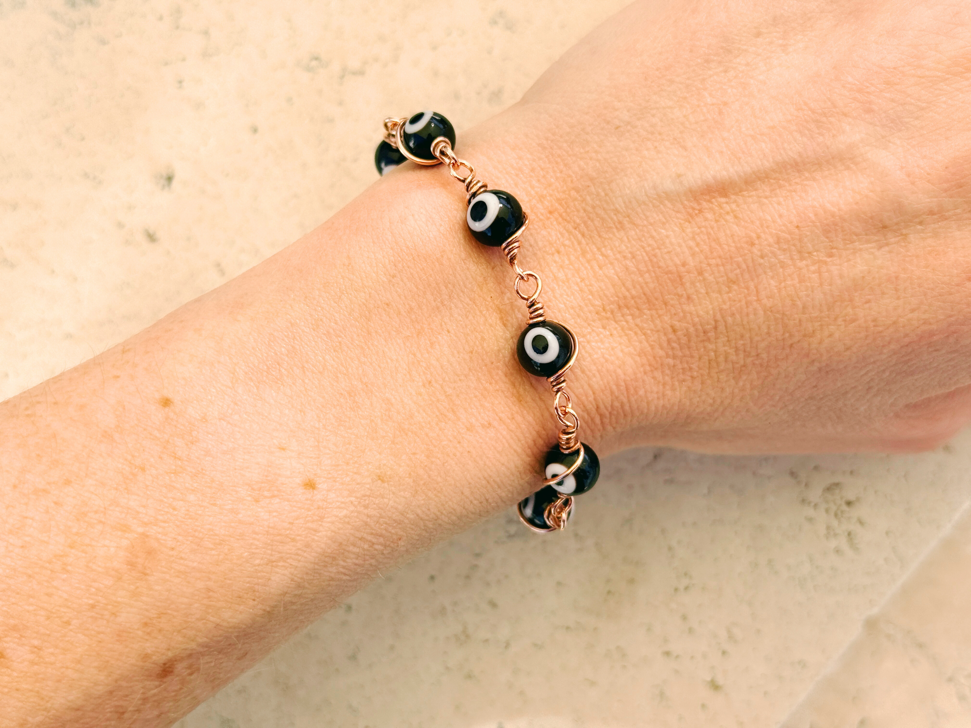 Black Evil Eye Bracelet