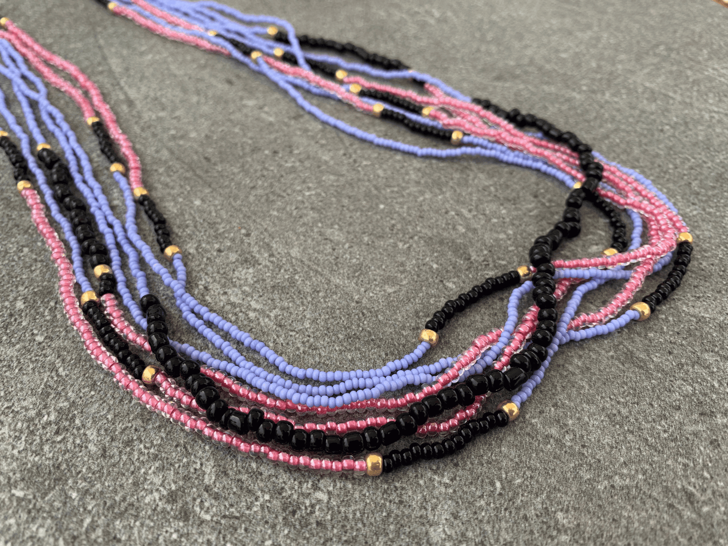 Miami Vice Multi Strand Necklace