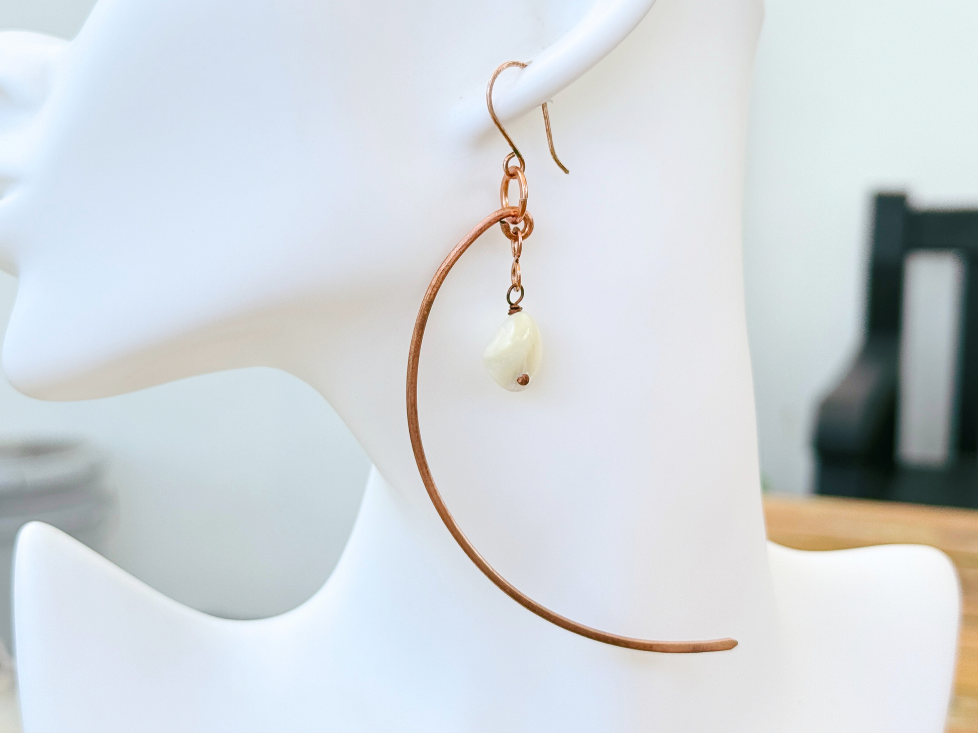 Abalone Crescent Dangles