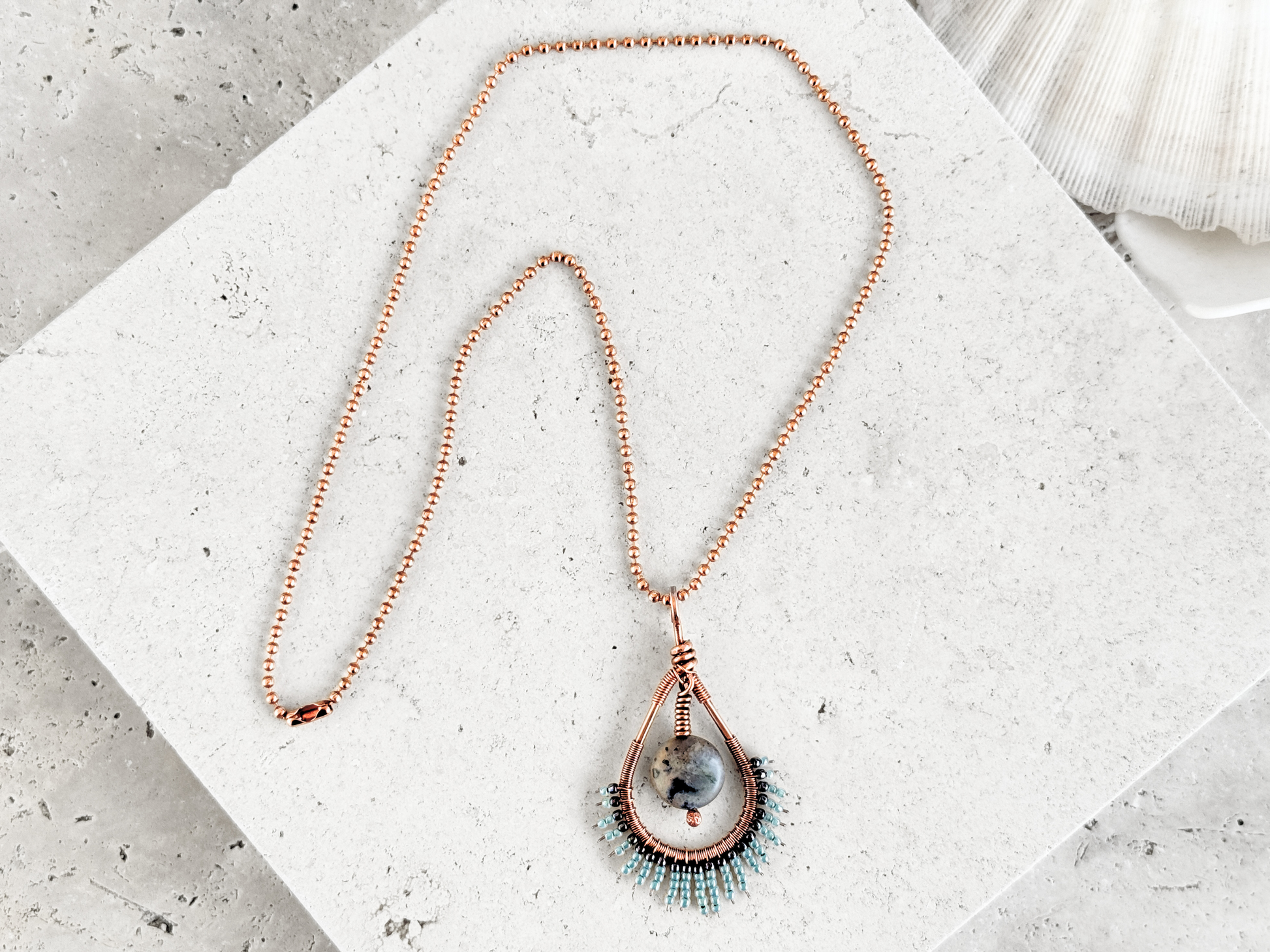Midnight Tide Sodalite Pendant