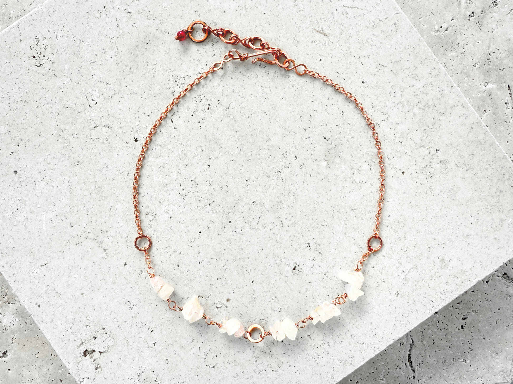 Rose Quartz Choker