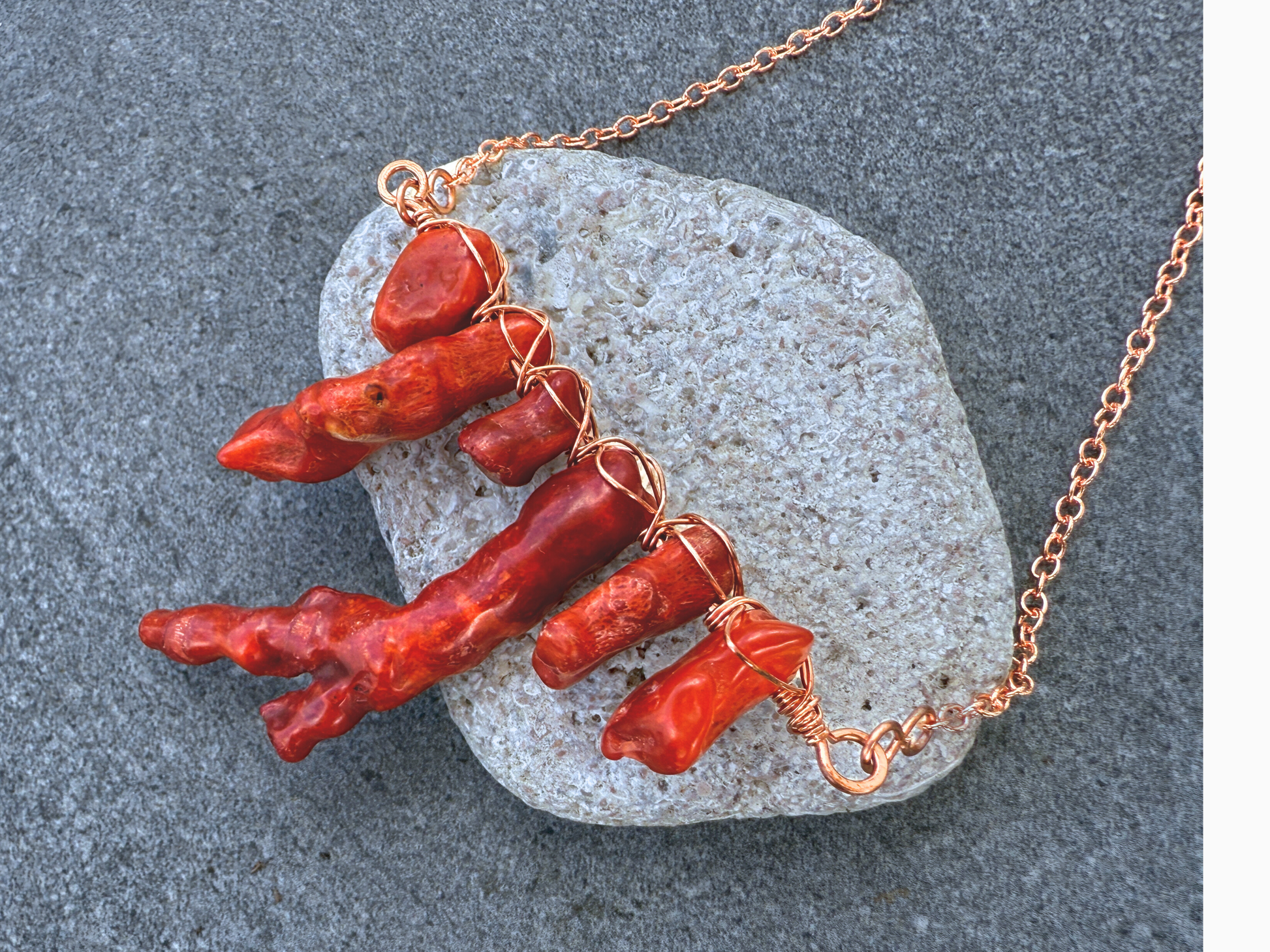 Coral Bar Necklace