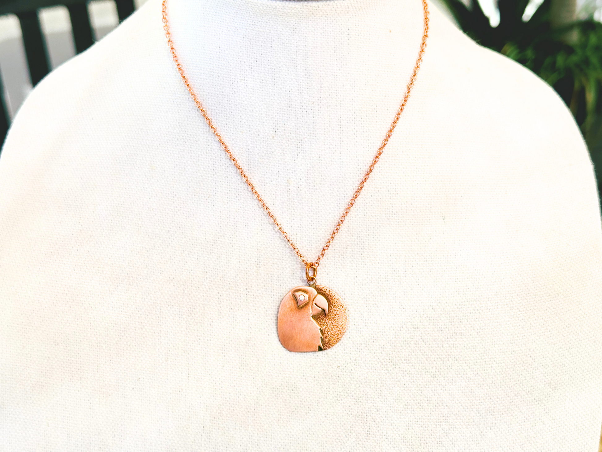 Parrot Pendant Necklace