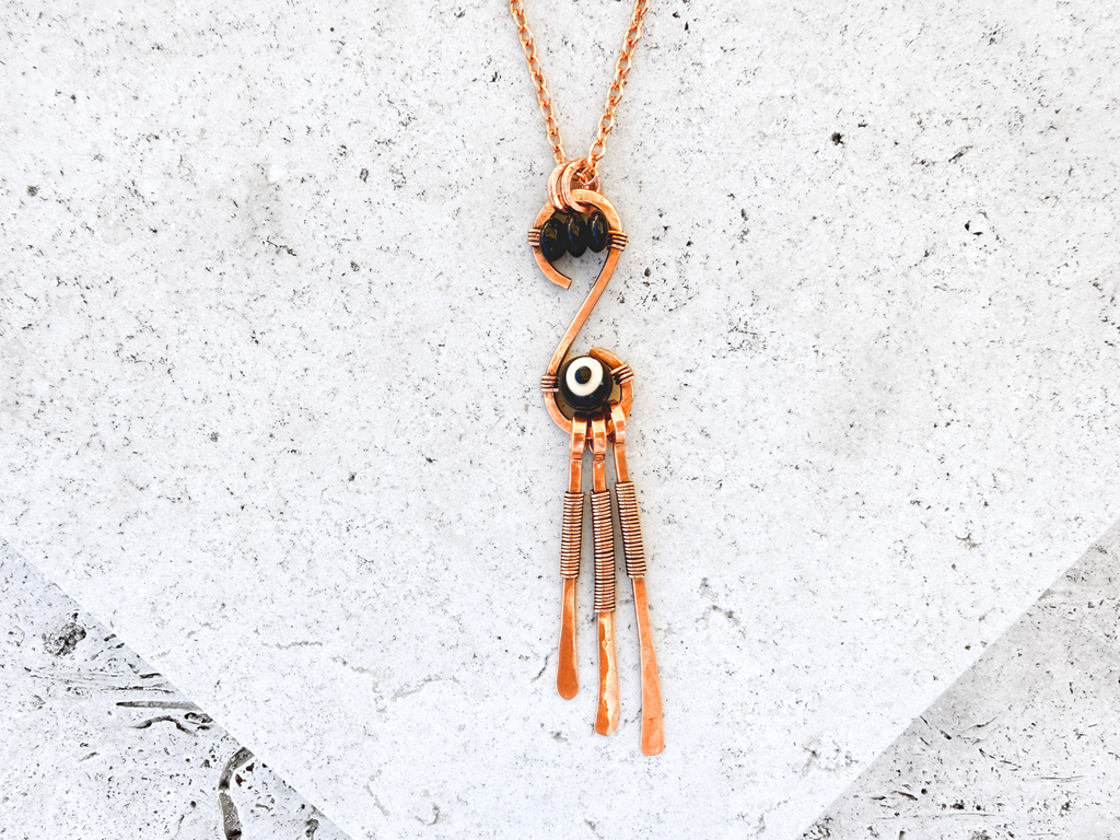 Evil Eye Infinity Pendant Necklace