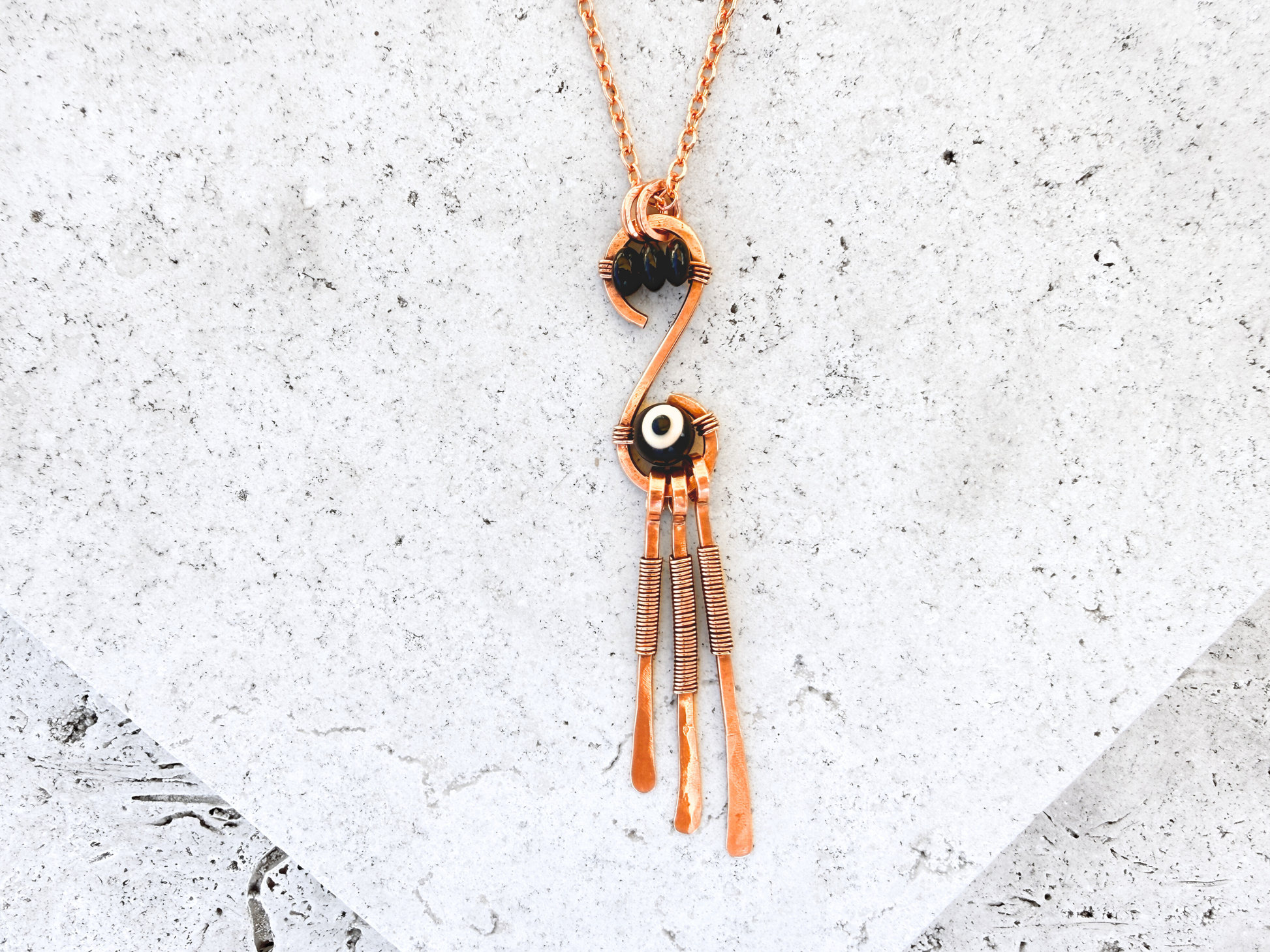 Evil Eye Infinity Pendant Necklace