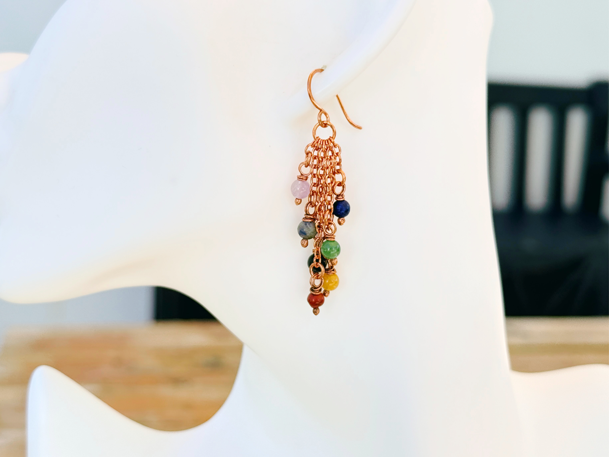 Chakra Dangle Earrings