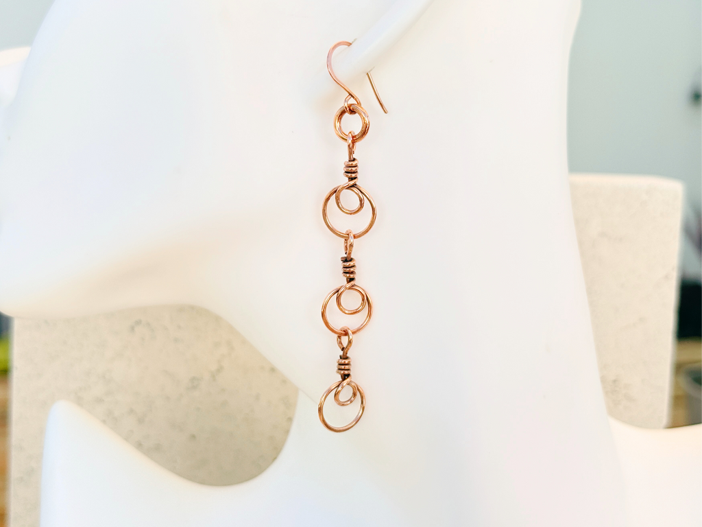 Circle Link Earrings
