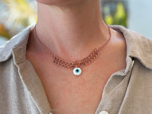 Evil Eye Collar Necklace