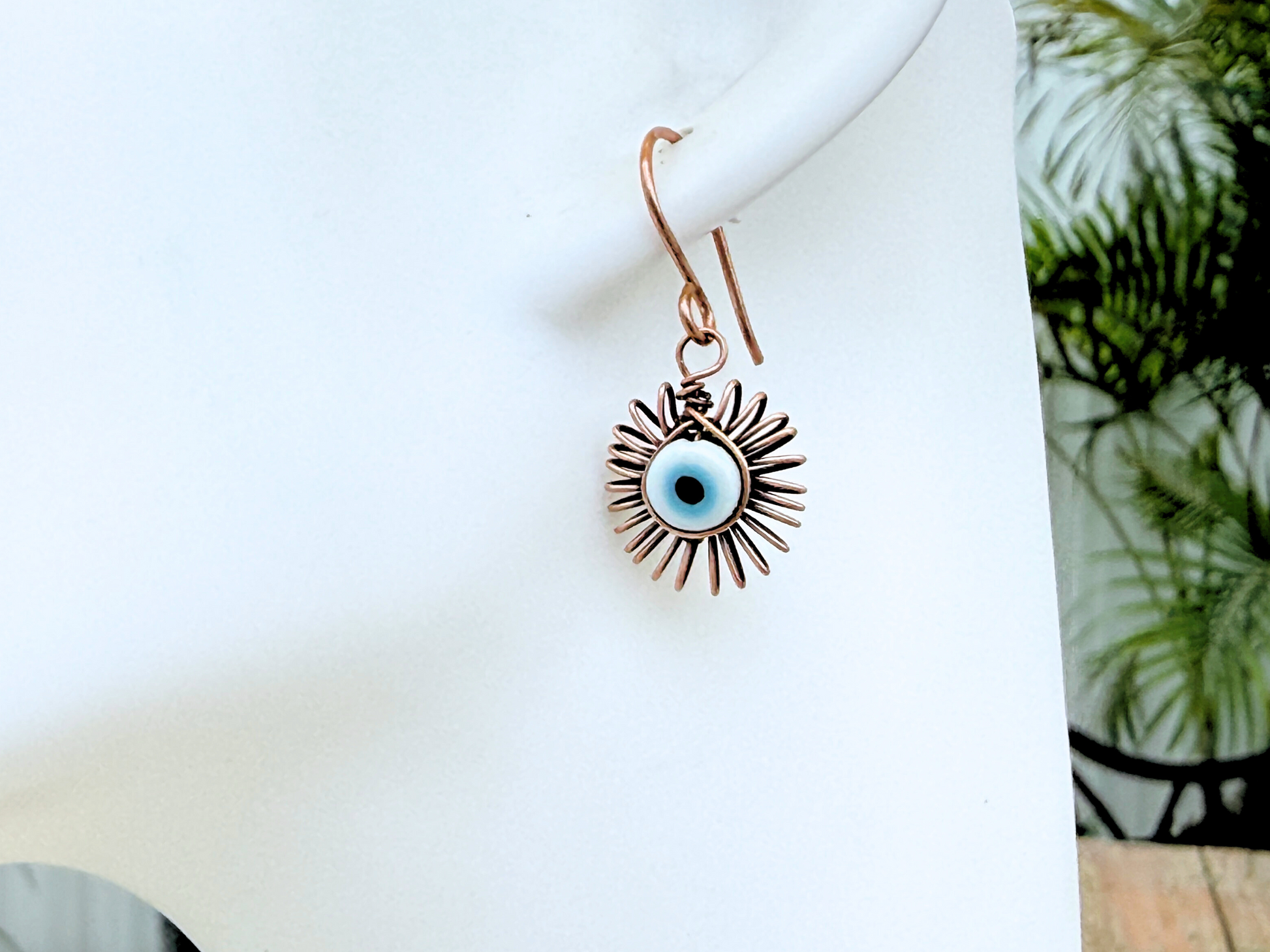 Evil Eye Dangle Earrings