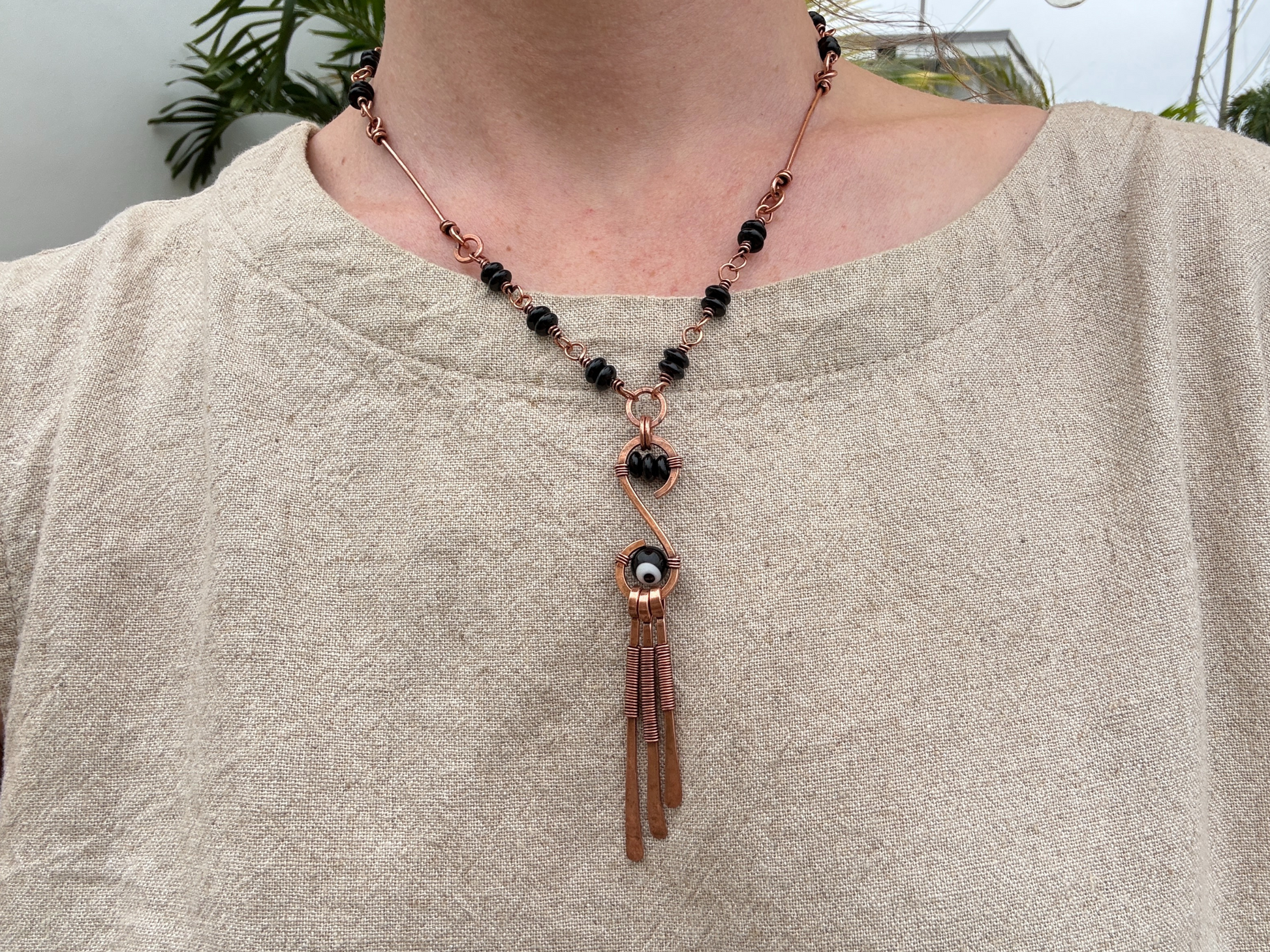 Evil Eye Infinity Pendant Necklace