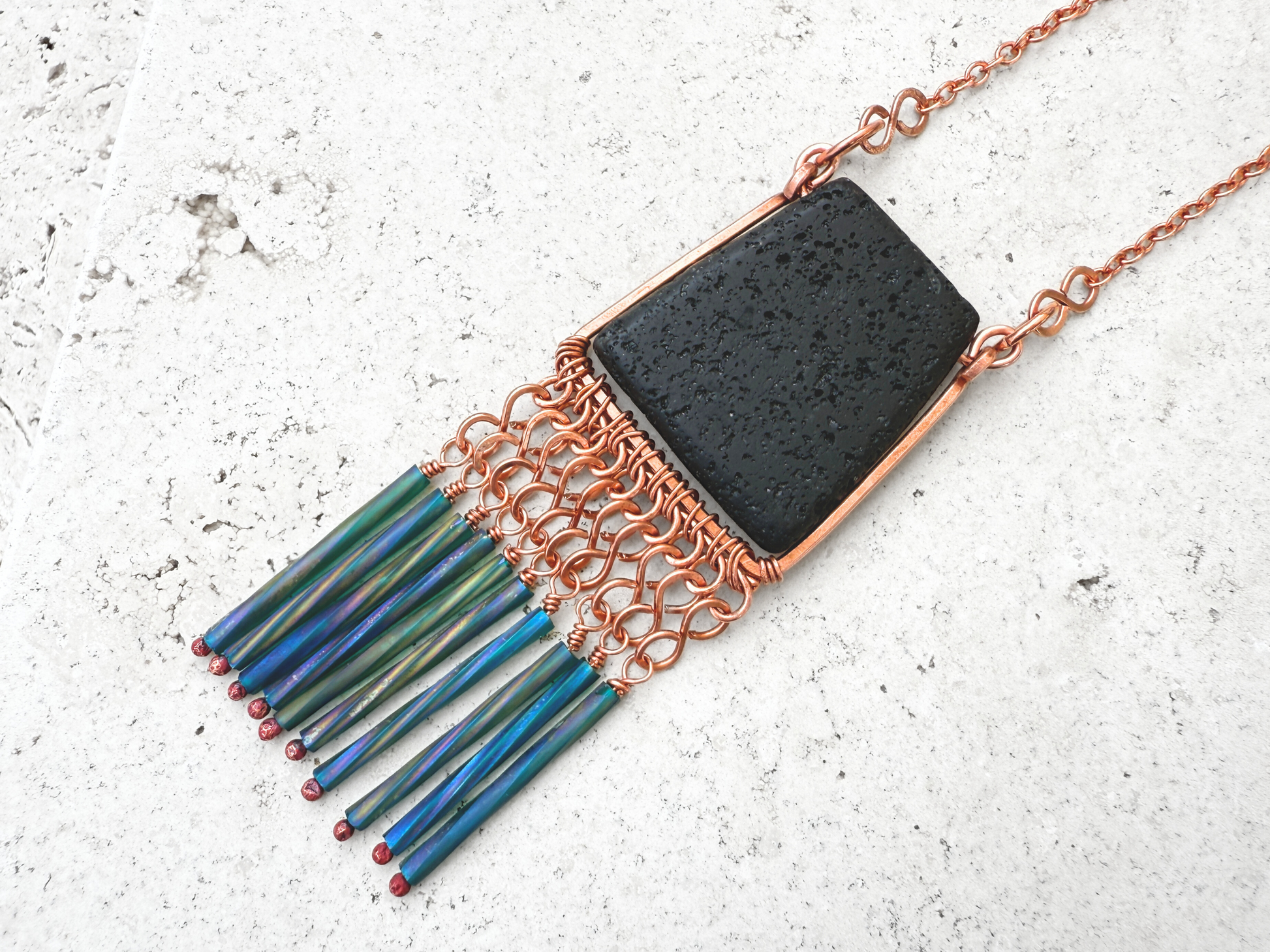 Peacock Pendant Necklace