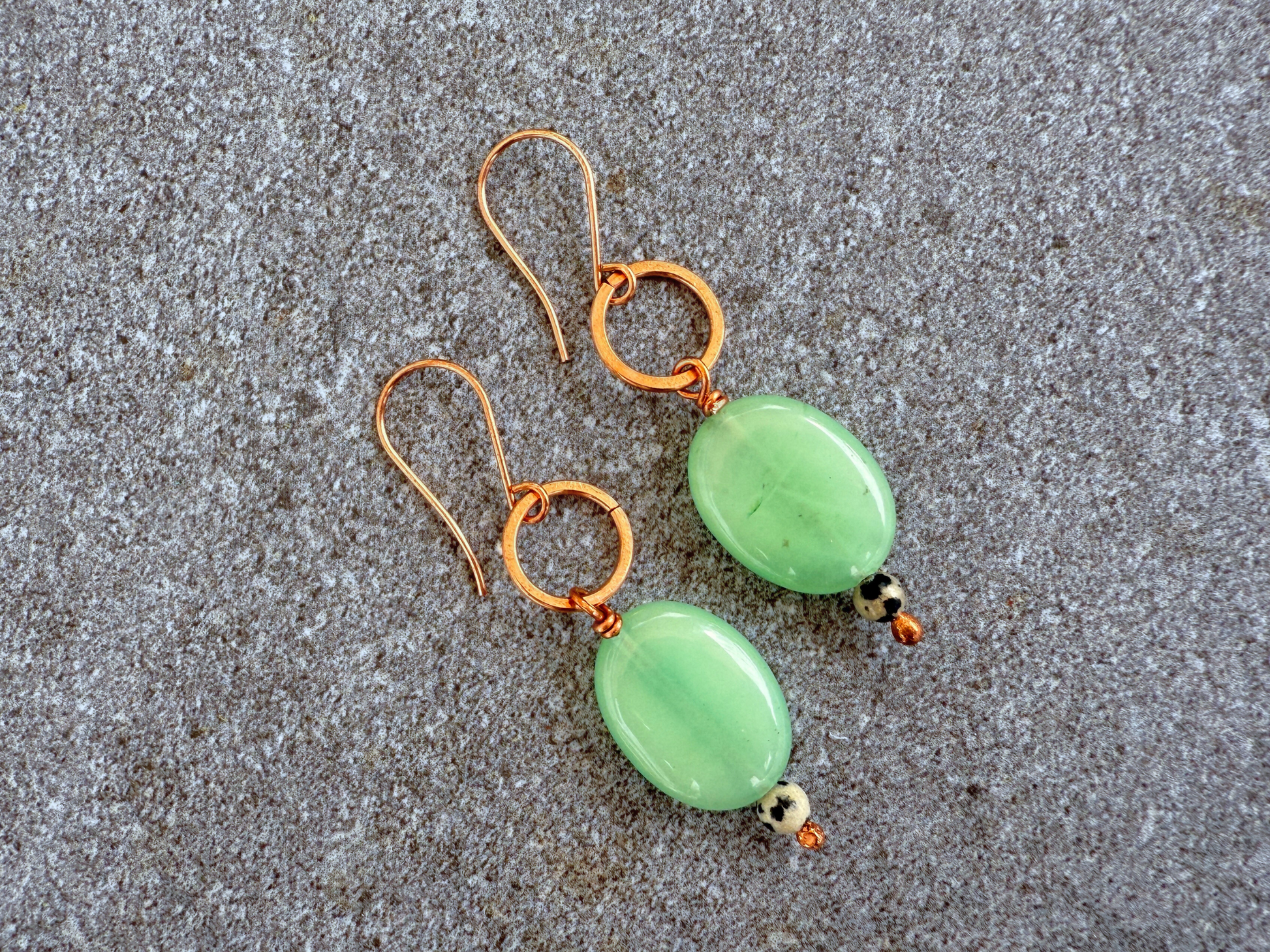 Mint Drop Earrings