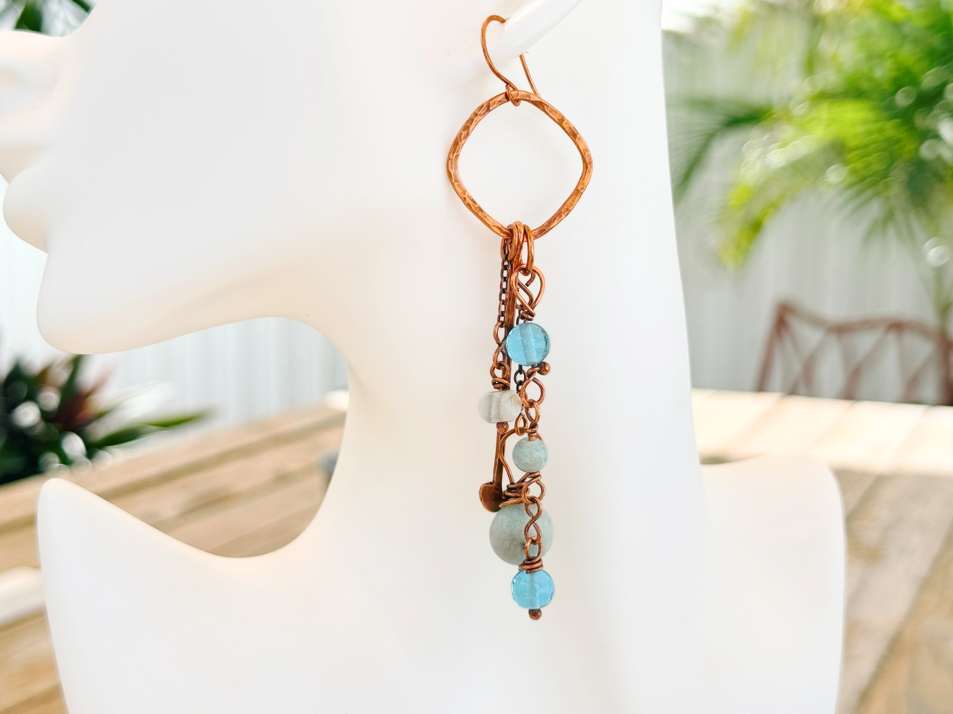 Blue Mix Dangles
