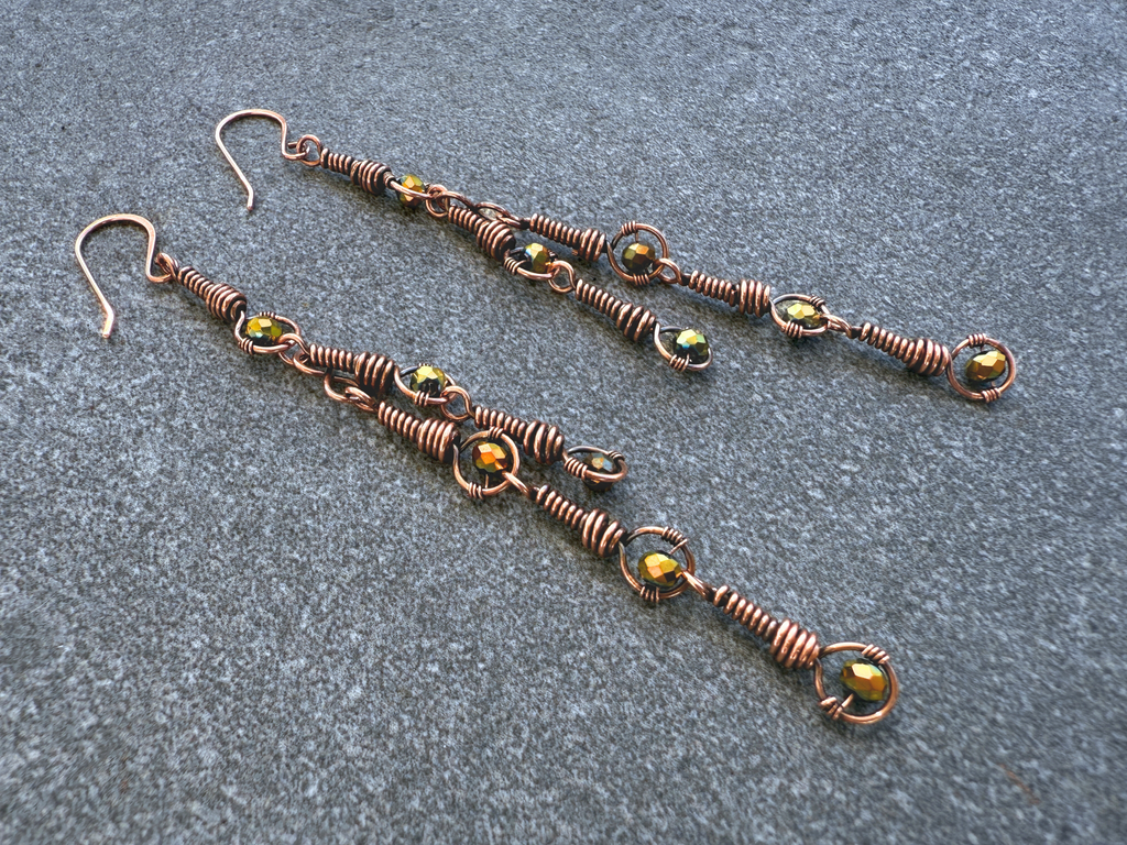 Yellow Sway Earrings
