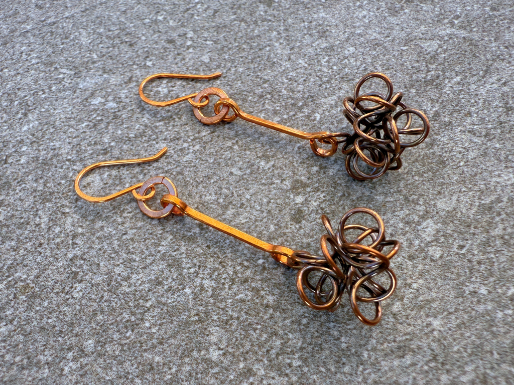 Atomic Drop Earrings