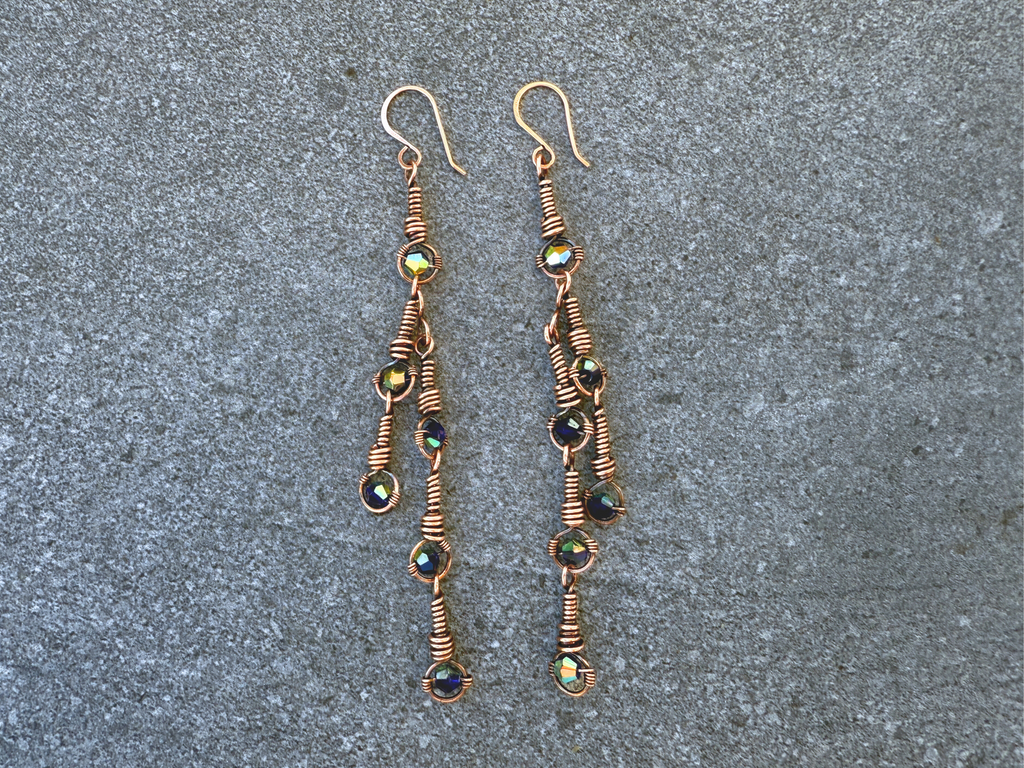 Cobalt Sway Earrings