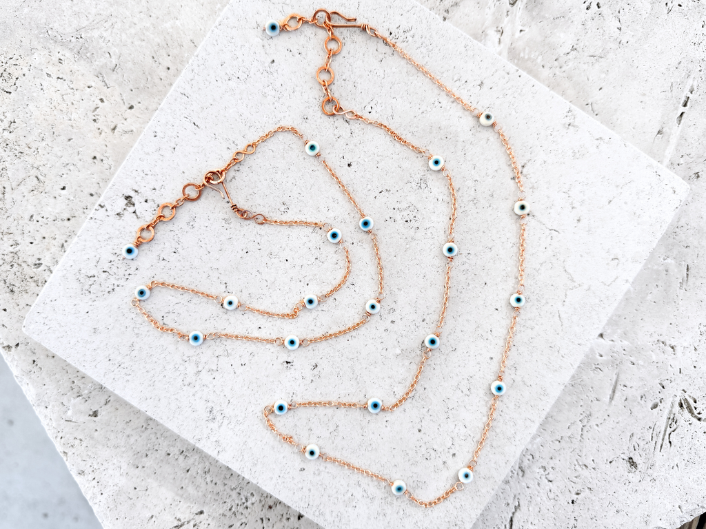 Evil Eye Station Necklace