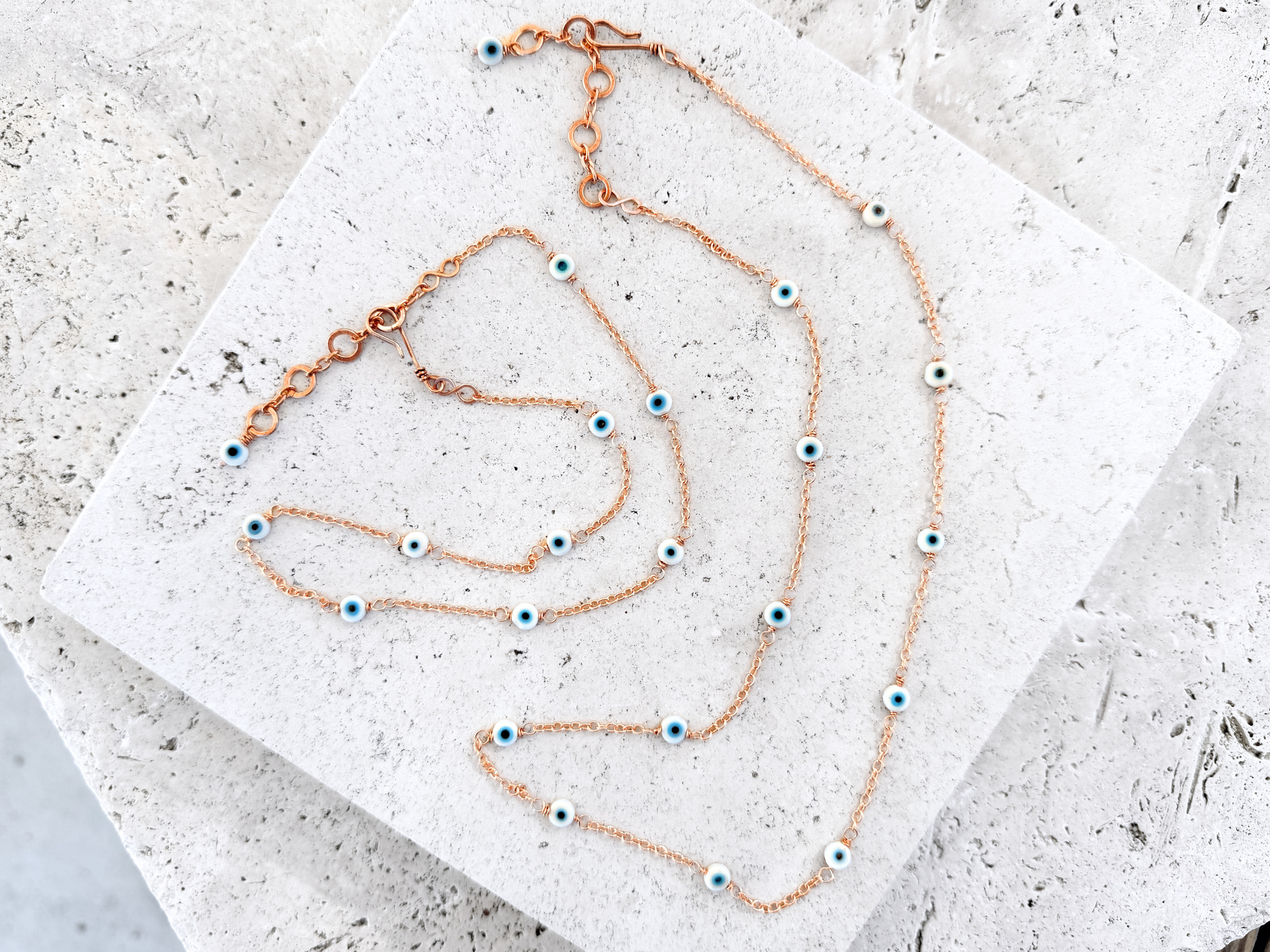 Evil Eye Station Necklace