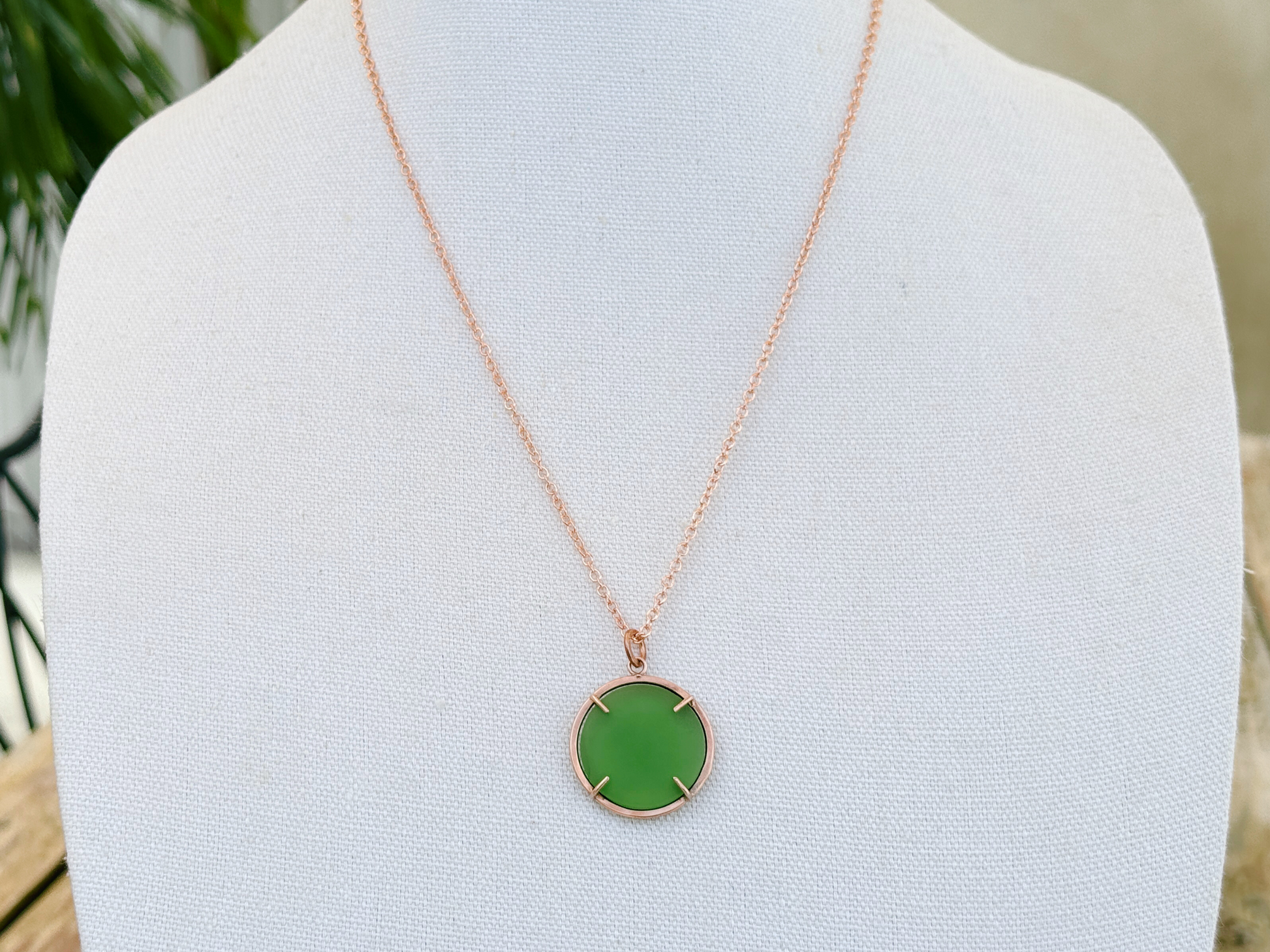 Sea Glass Porthole Pendant