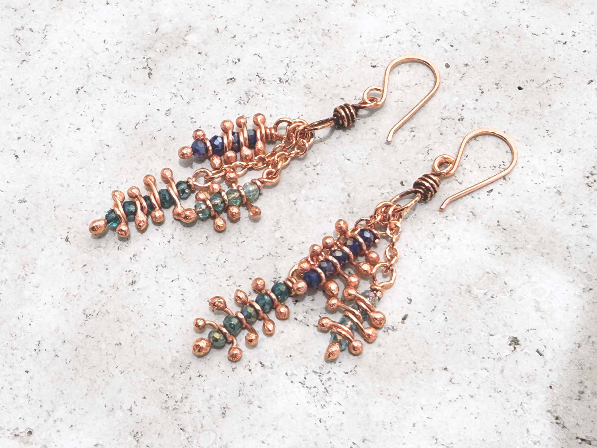 Crystal Anemone Dangles