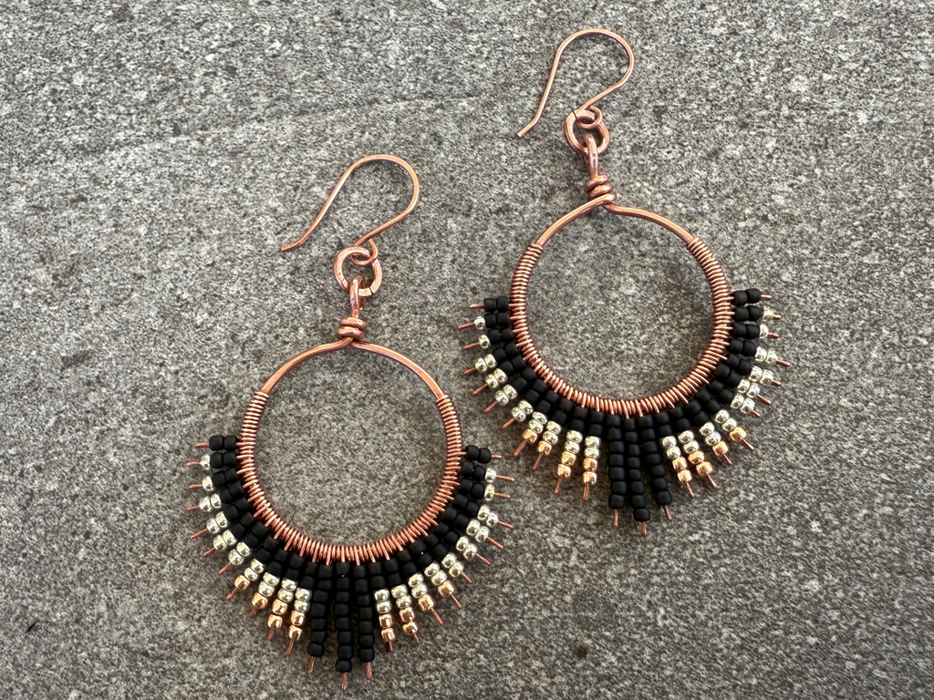 Silverlight Beaded Earrings