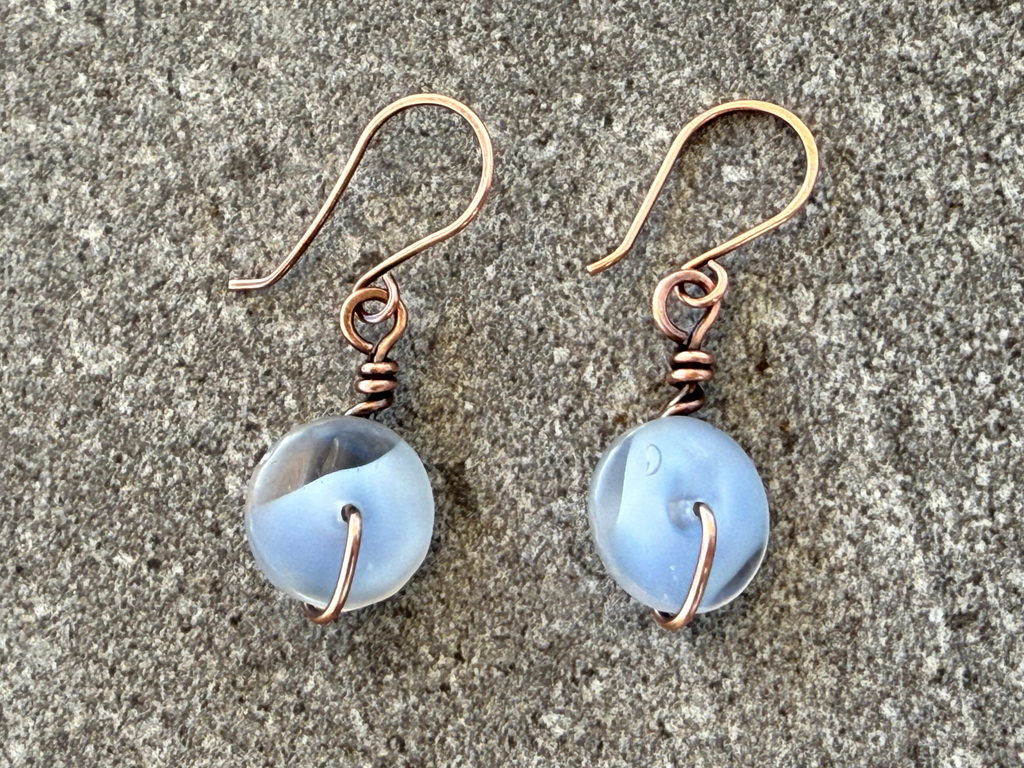 Sky Marble Earrings