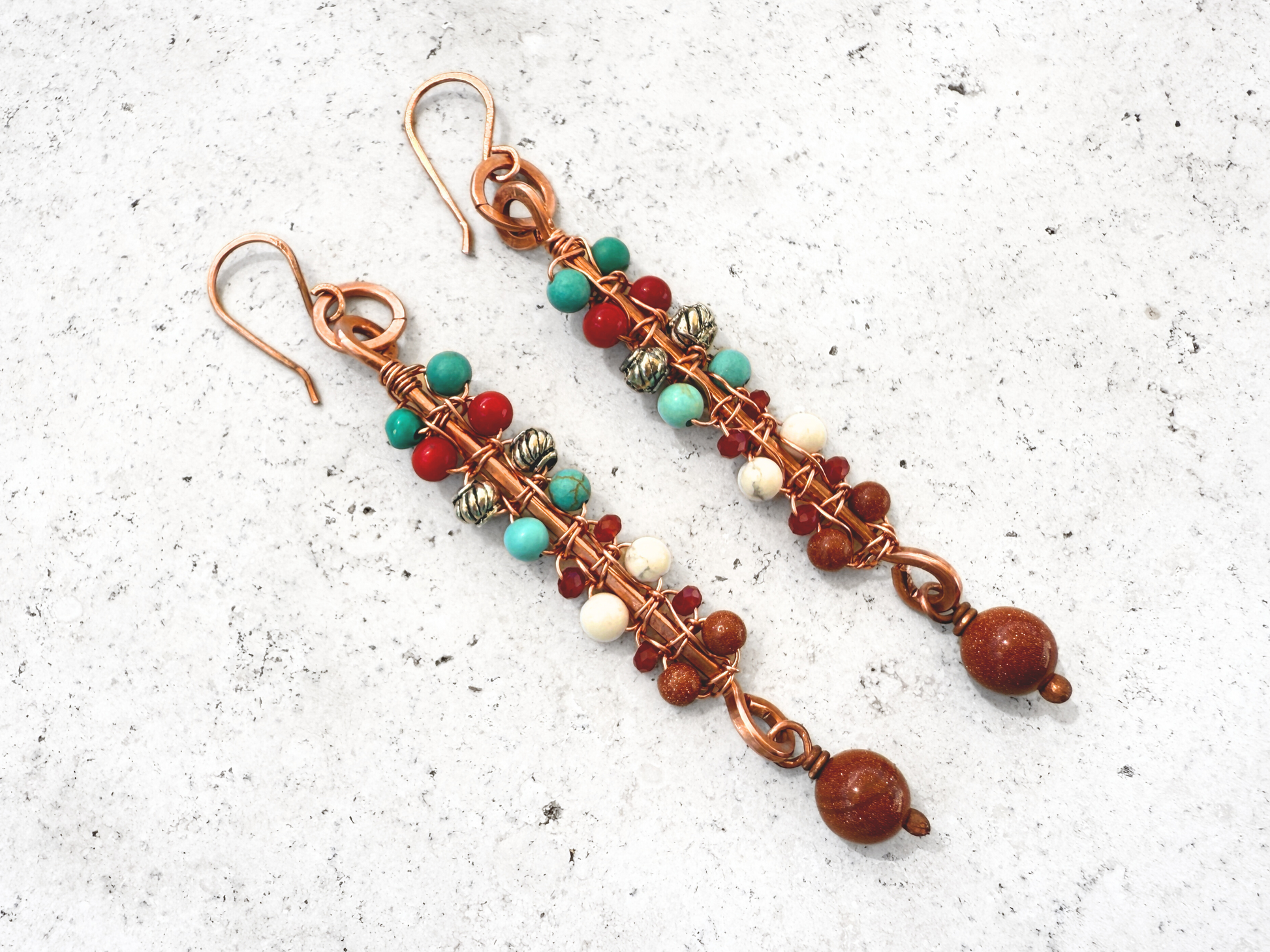 Macrame Chromix Earrings