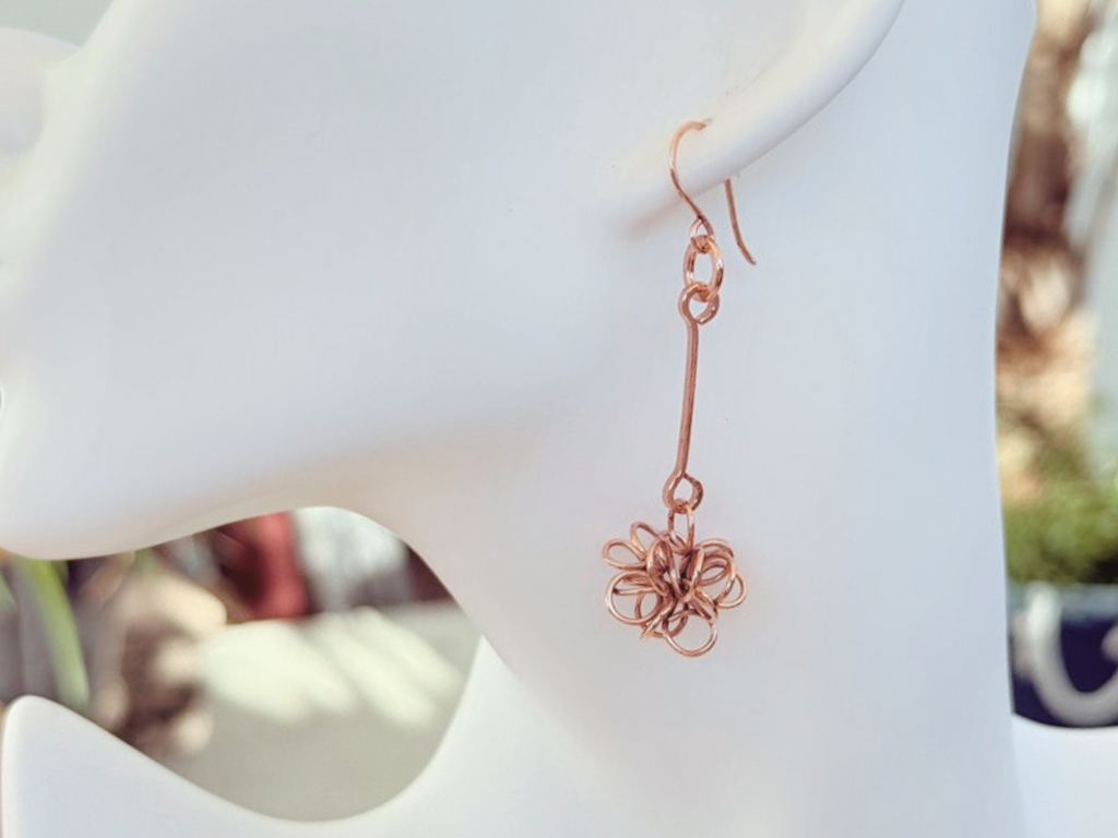 Atomic Drop Earrings