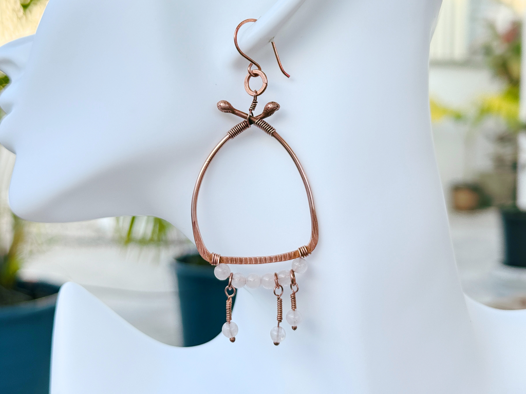 Rose Drop Earrings