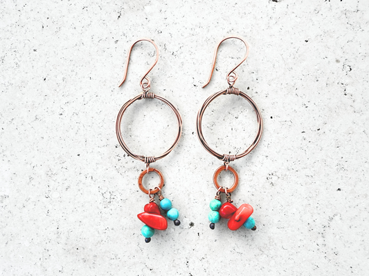Chroma Hoop Dangles