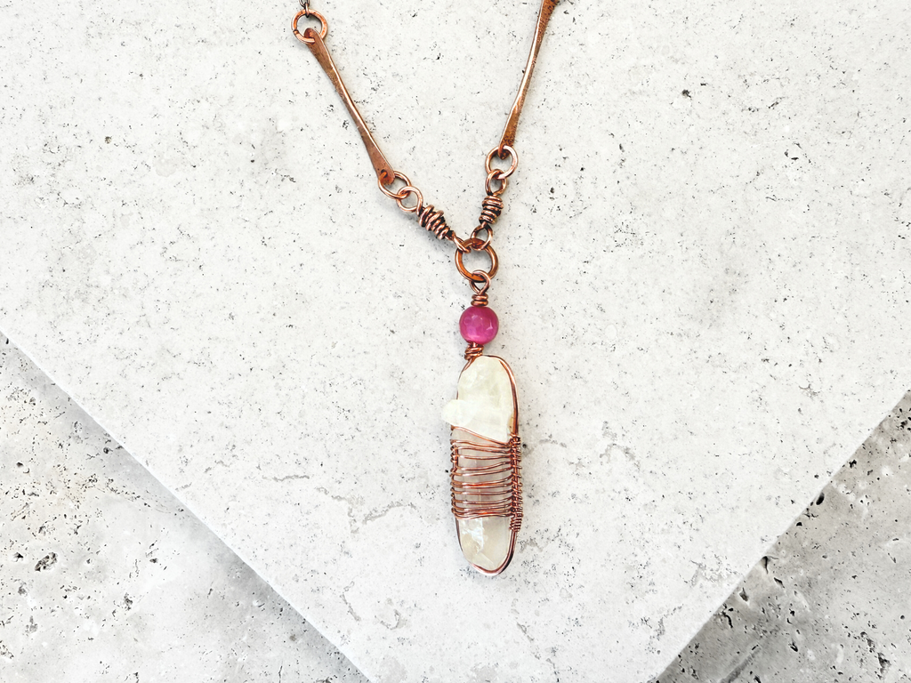 Mermaid Crystal Pendant Necklace
