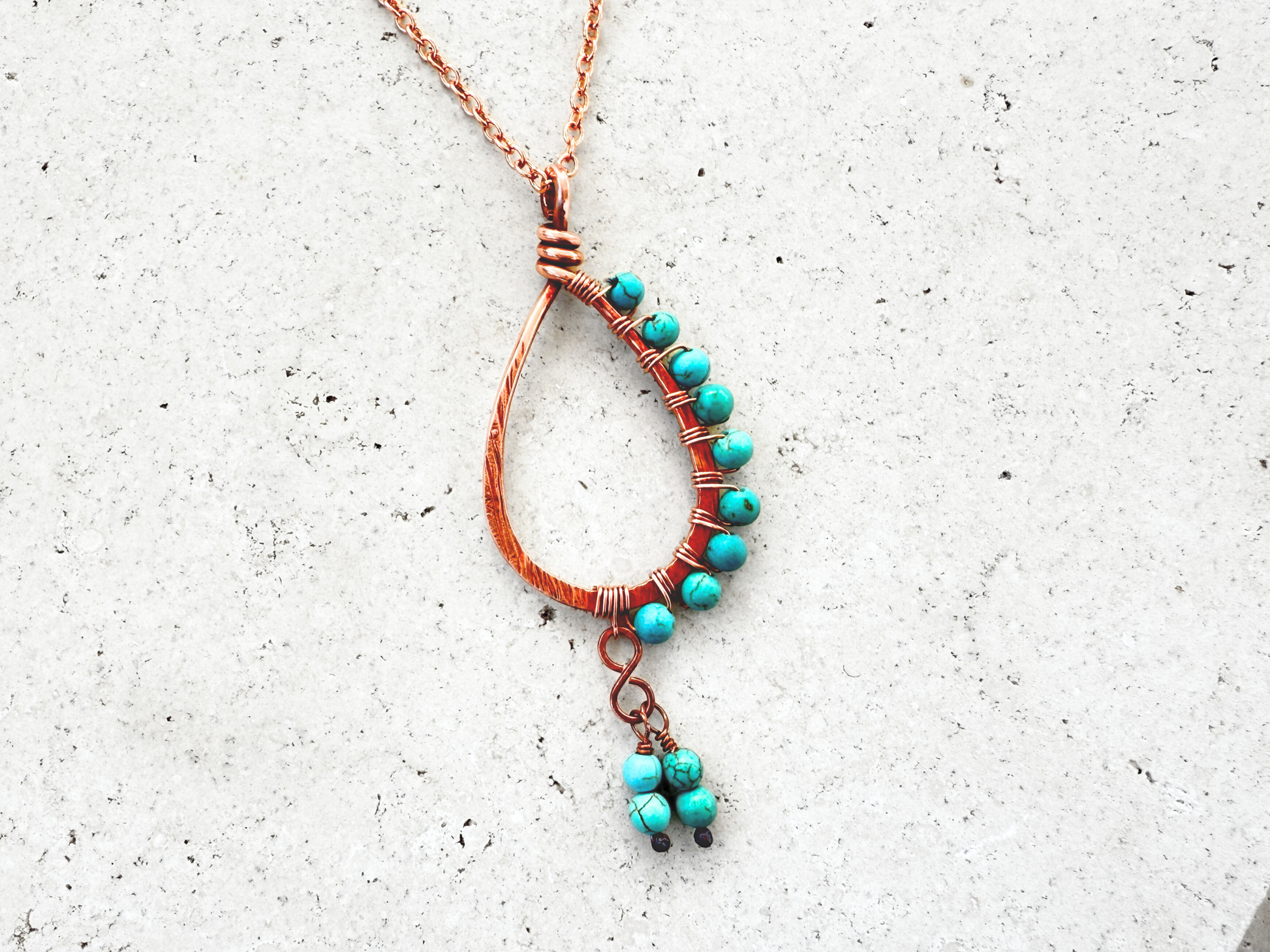 Turquoise Drop Pendant