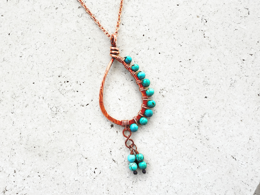 Turquoise Drop Pendant