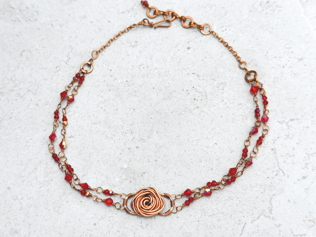 Cherry Rose Choker
