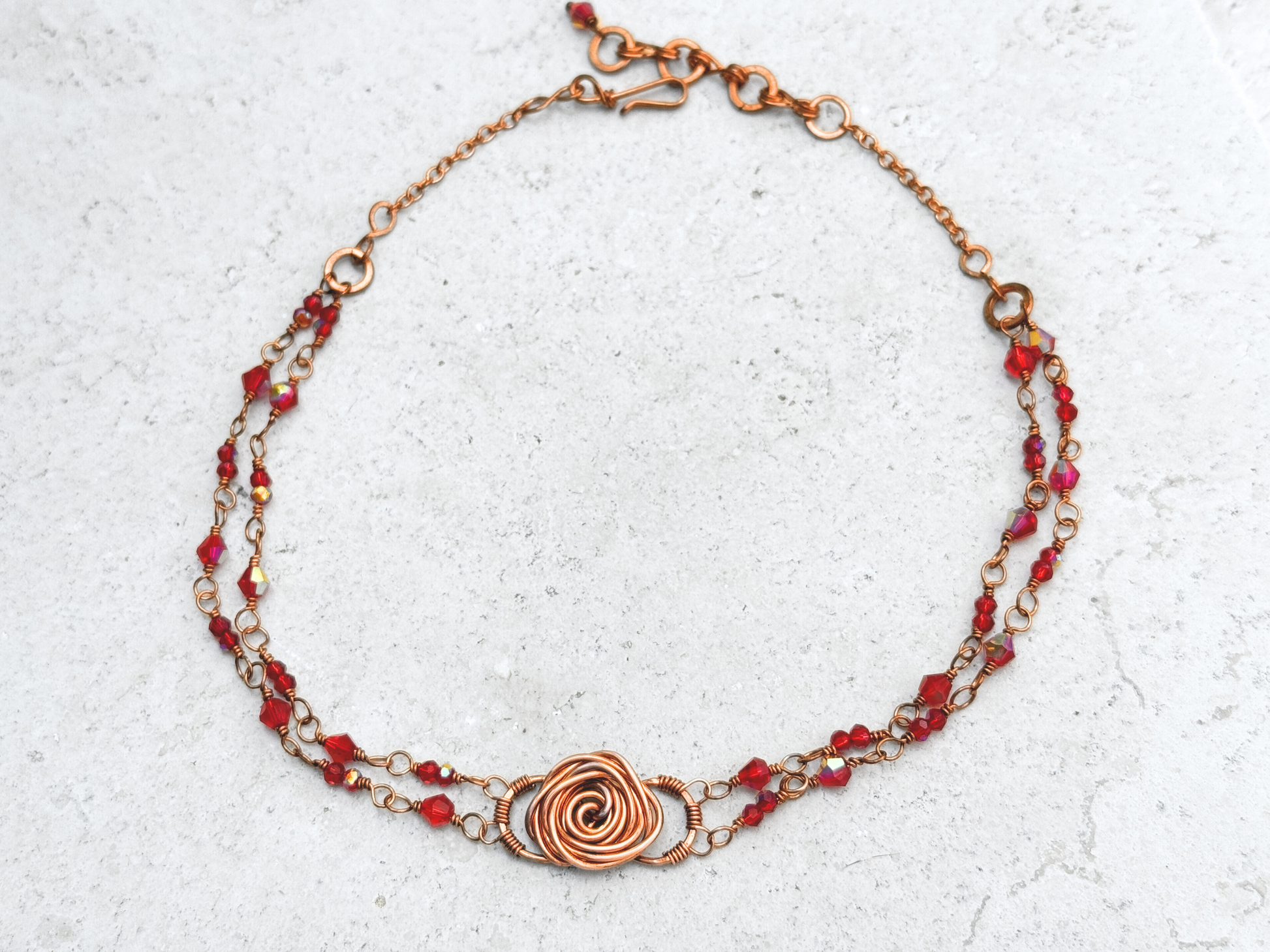 Cherry Rose Choker
