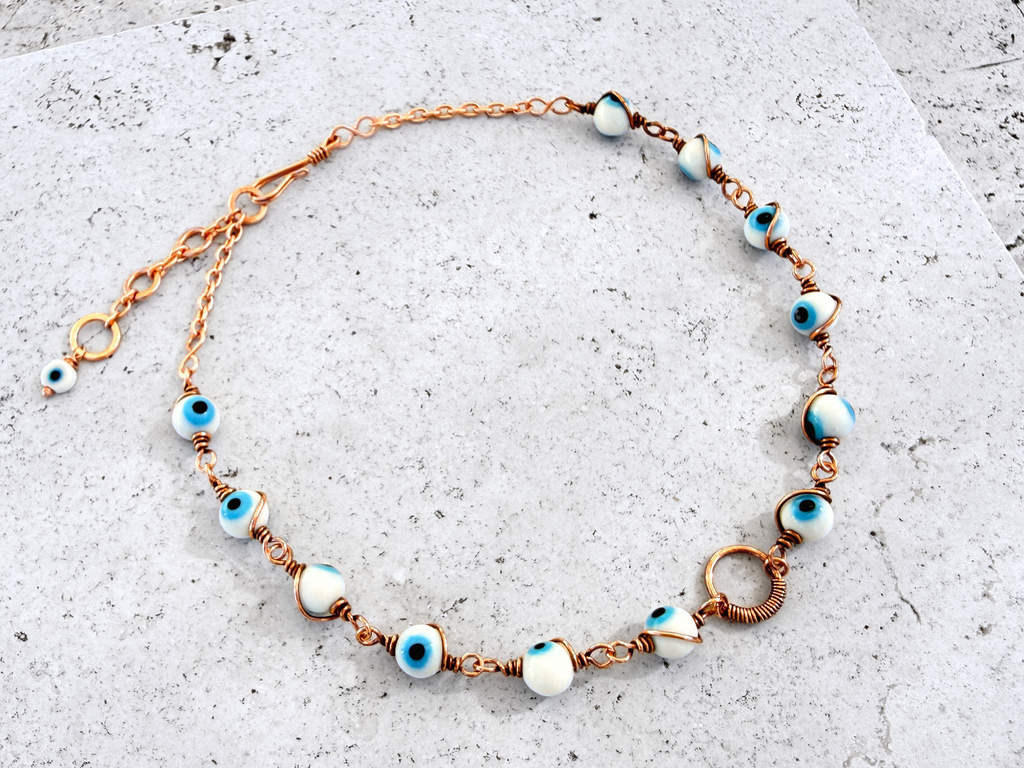 Blue Evil Eye Necklace