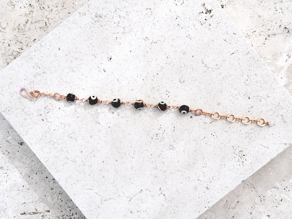 Black Evil Eye Bracelet