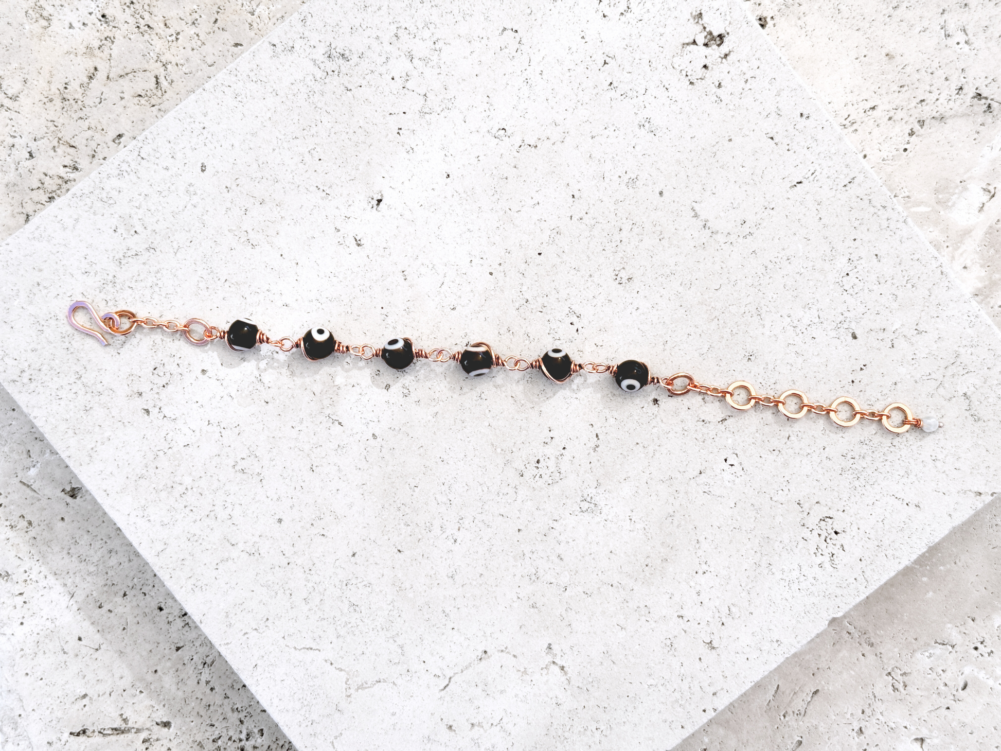 Black Evil Eye Bracelet